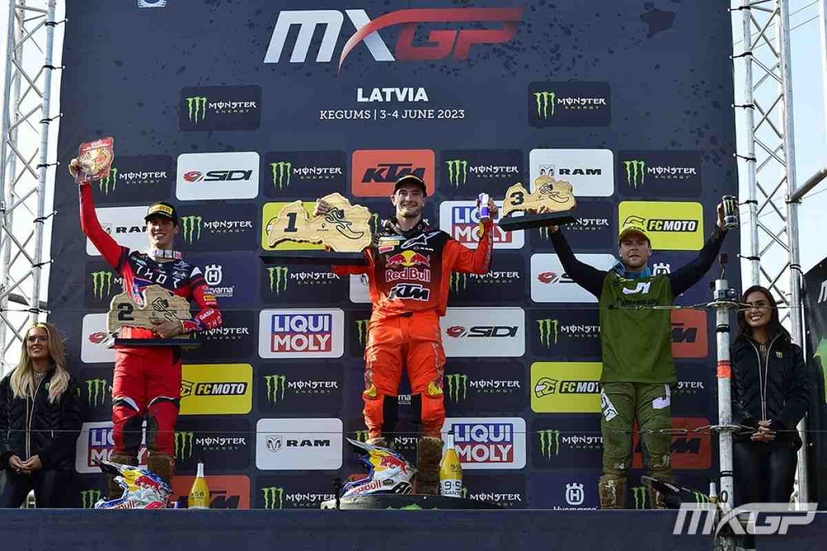 Мотокросс: результаты Гран-При Латвии MXGP/MX2